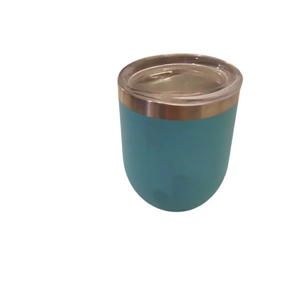 Insulated Wine Tumbler With Lid - Bra Off Sweats On Hair Up Wine Gone - 12 Oz St